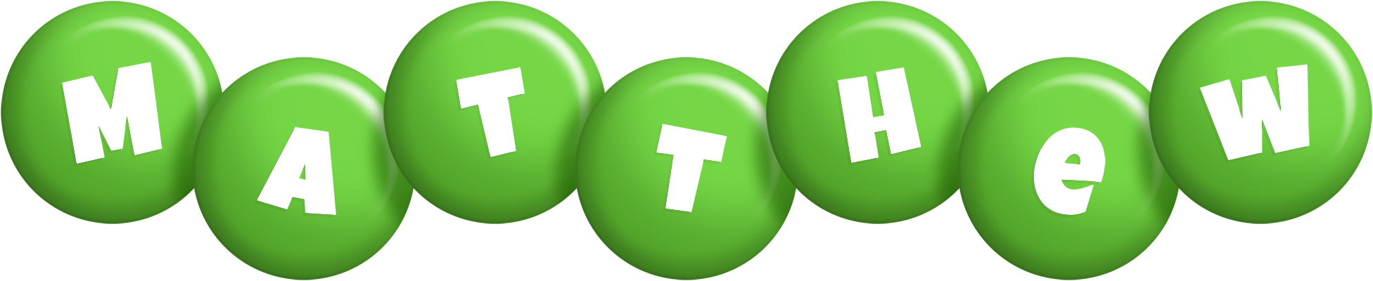 Matthew candy-green logo