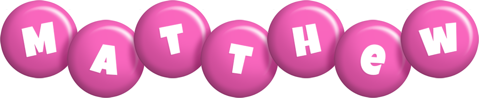 Matthew candy-pink logo