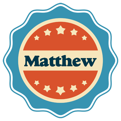 Matthew labels logo