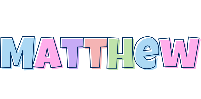 Matthew pastel logo