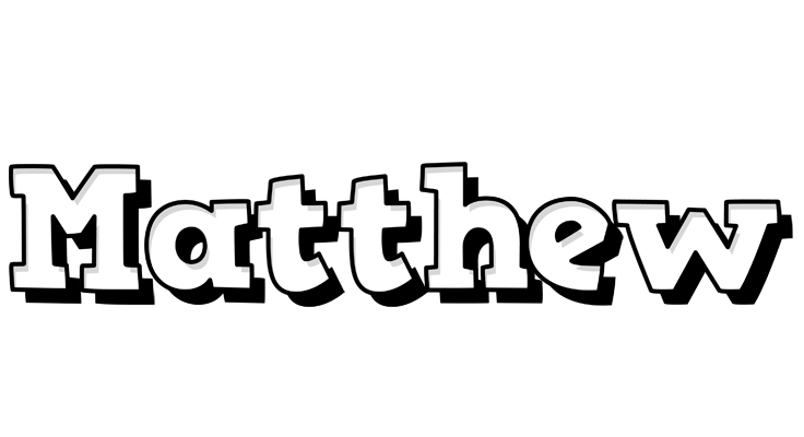Matthew snowing logo
