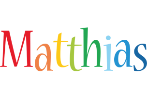 Matthias birthday logo
