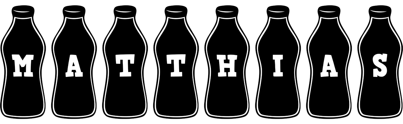 Matthias bottle logo