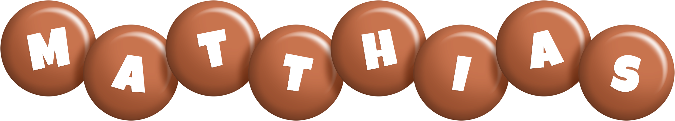 Matthias candy-brown logo