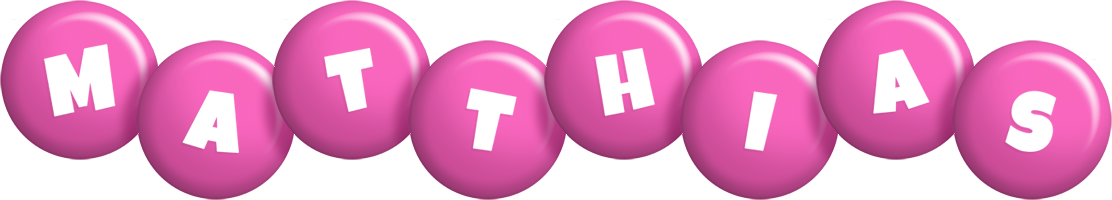 Matthias candy-pink logo