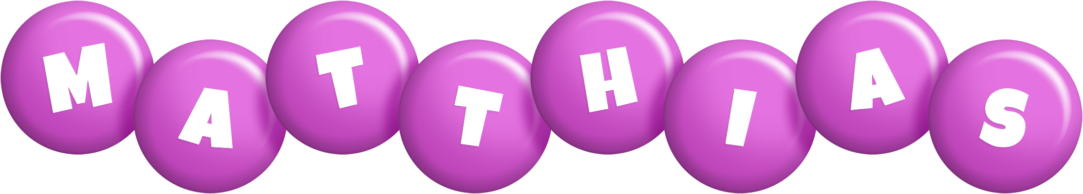 Matthias candy-purple logo
