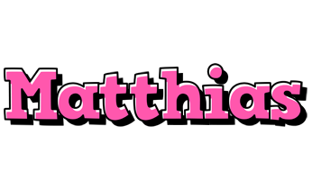 Matthias girlish logo
