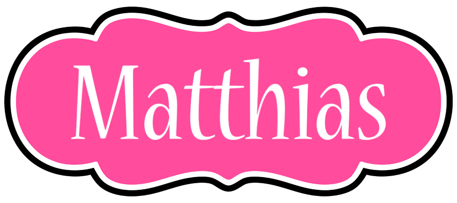 Matthias invitation logo