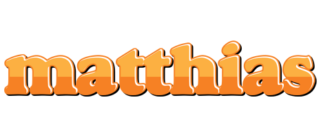 Matthias orange logo