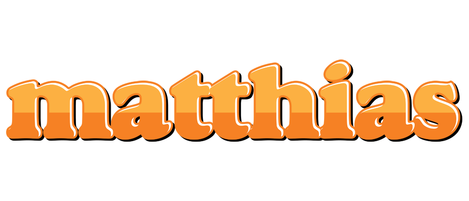 Matthias orange logo