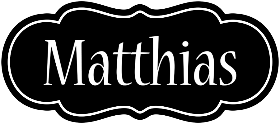 Matthias welcome logo