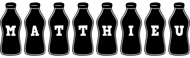 Matthieu bottle logo