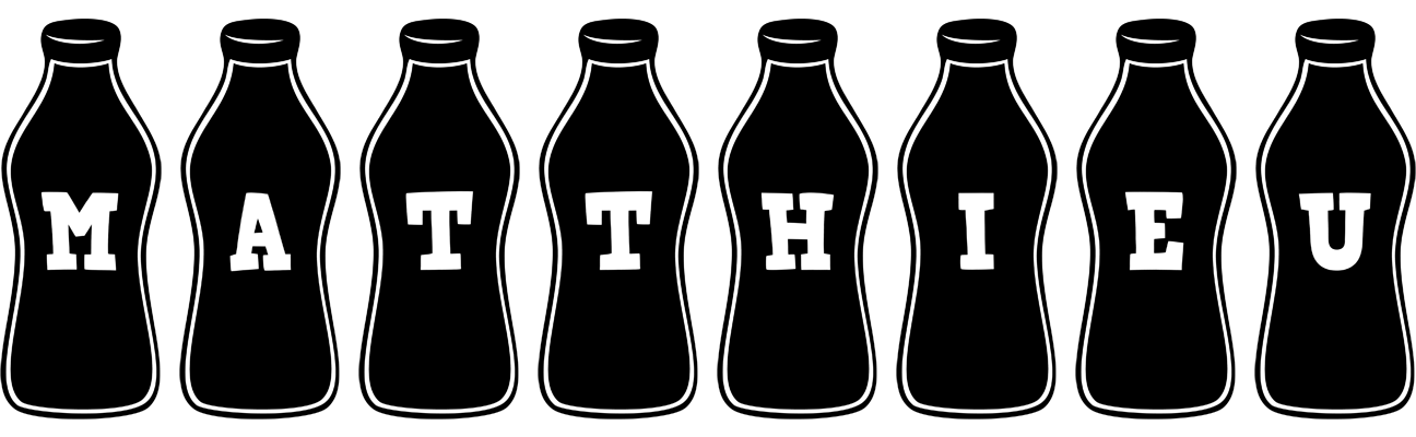 Matthieu bottle logo