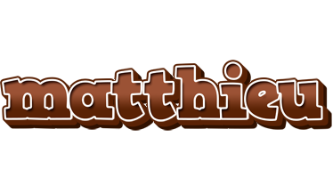 Matthieu brownie logo