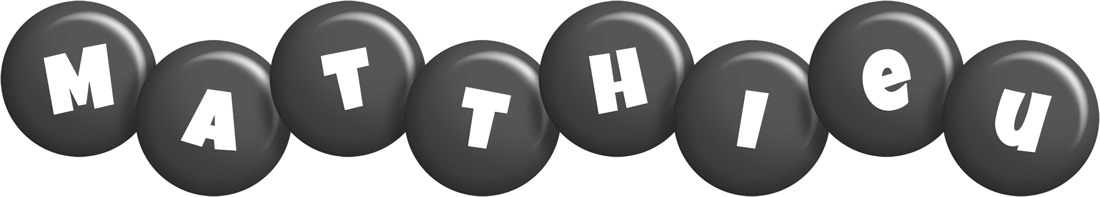 Matthieu candy-black logo