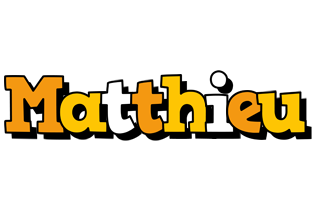 Matthieu cartoon logo