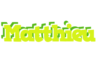 Matthieu citrus logo