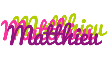 Matthieu flowers logo