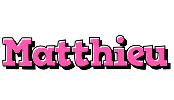 Matthieu girlish logo