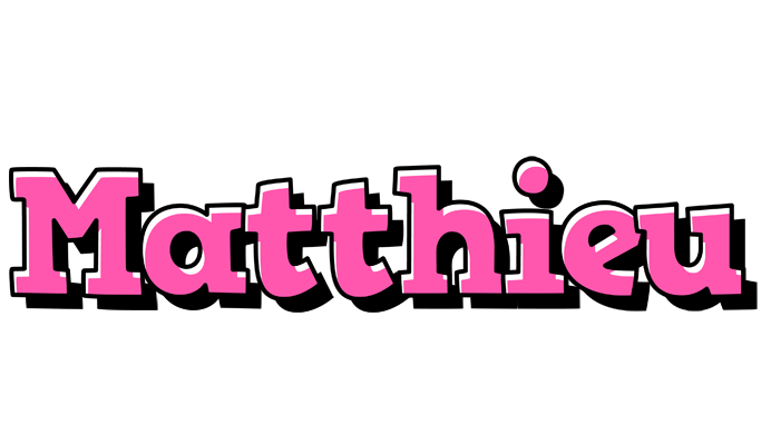 Matthieu girlish logo
