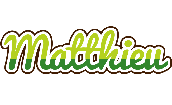 Matthieu golfing logo