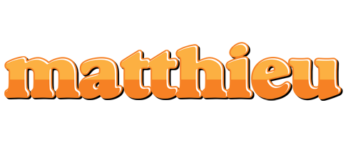 Matthieu orange logo