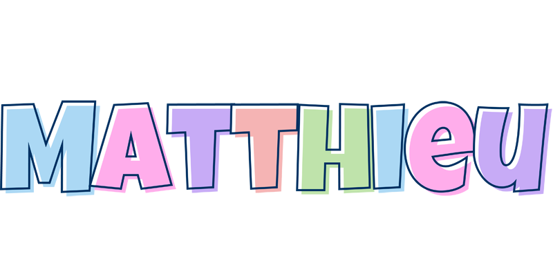 Matthieu pastel logo