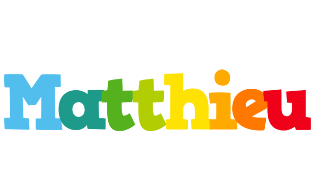 Matthieu rainbows logo