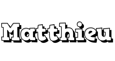 Matthieu snowing logo