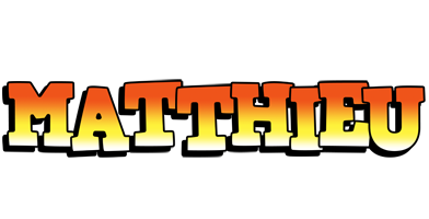 Matthieu sunset logo