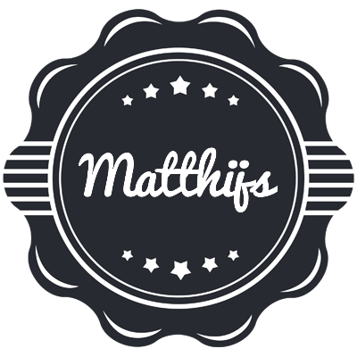 Matthijs badge logo