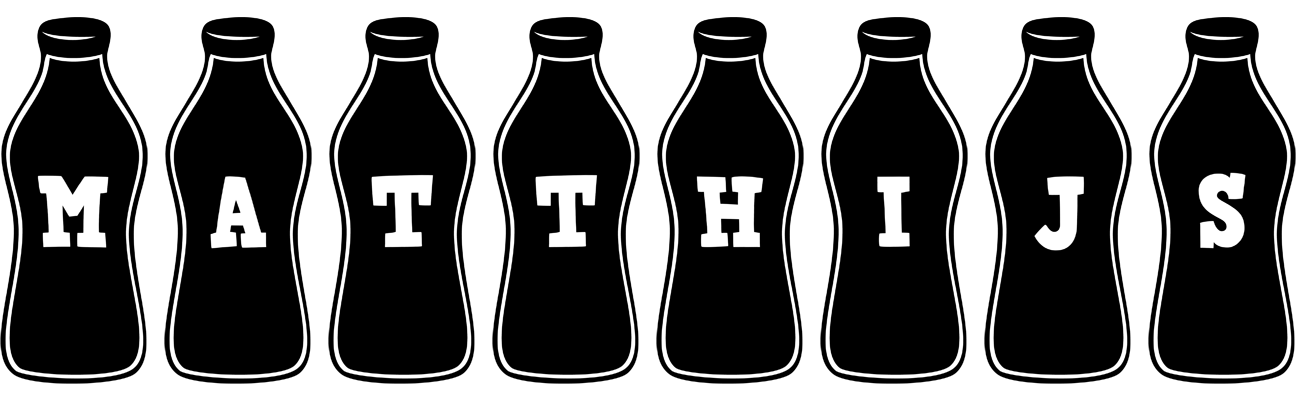 Matthijs bottle logo