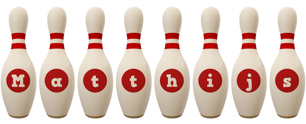 Matthijs bowling-pin logo
