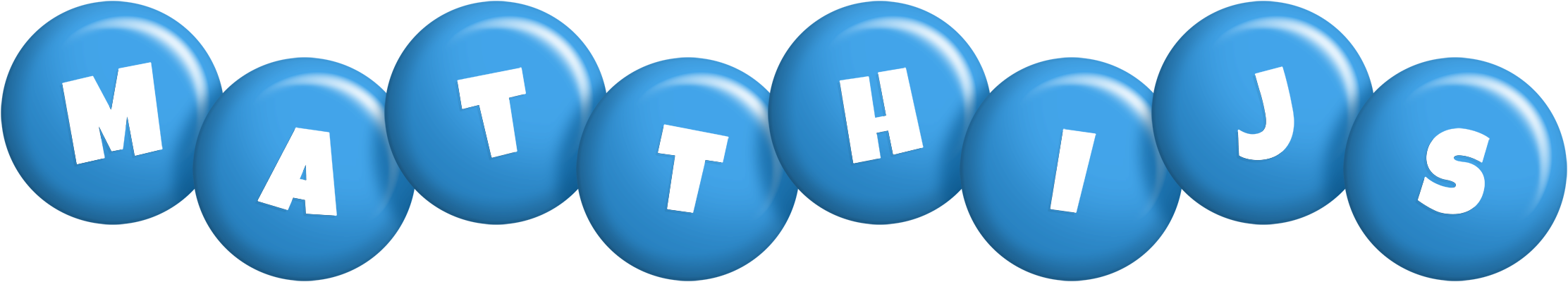 Matthijs candy-blue logo