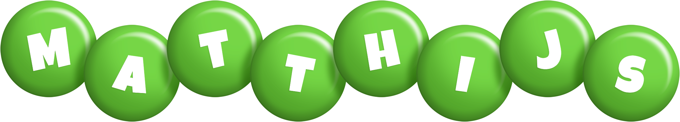 Matthijs candy-green logo