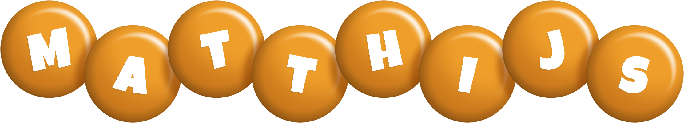 Matthijs candy-orange logo