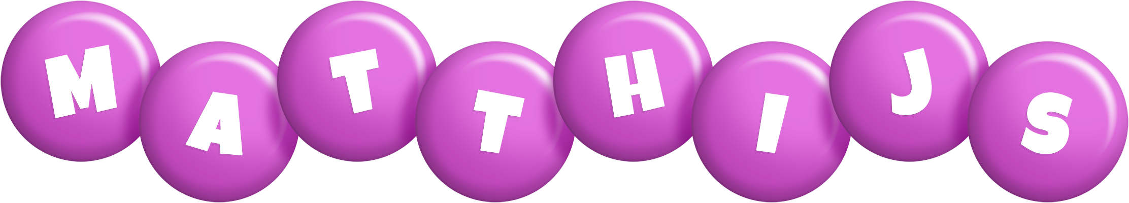 Matthijs candy-purple logo