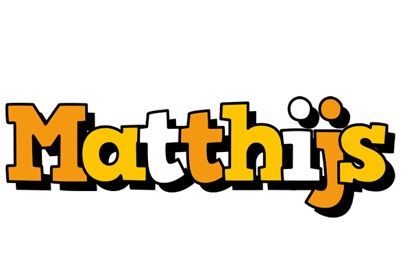Matthijs cartoon logo