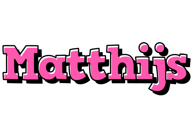 Matthijs girlish logo