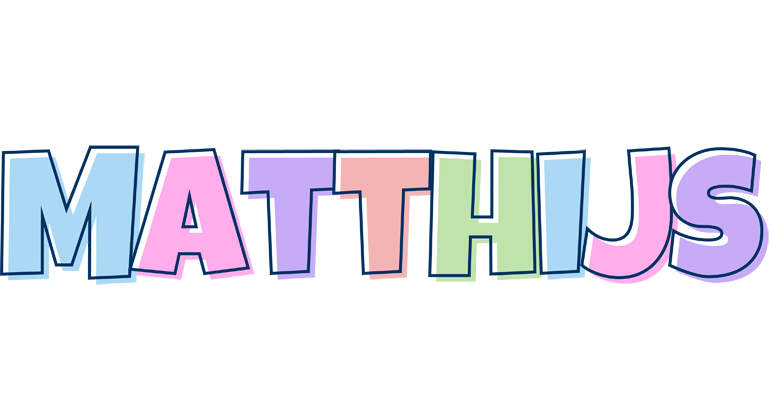 Matthijs pastel logo