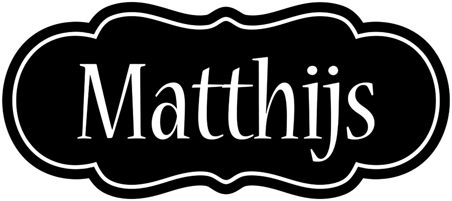 Matthijs welcome logo
