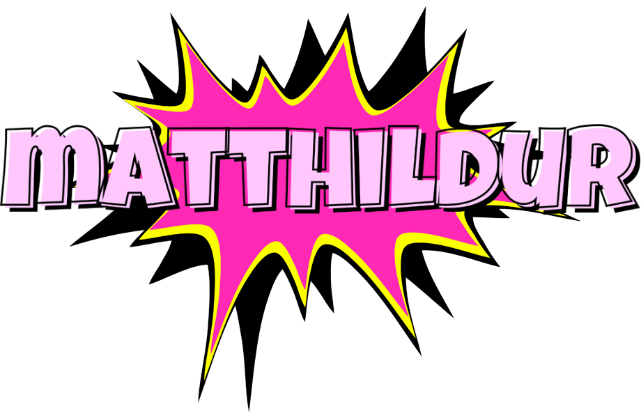 Matthildur badabing logo