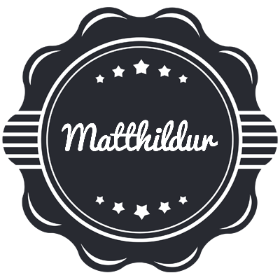 Matthildur badge logo