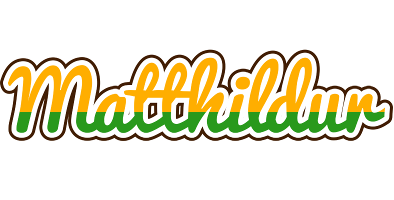 Matthildur banana logo