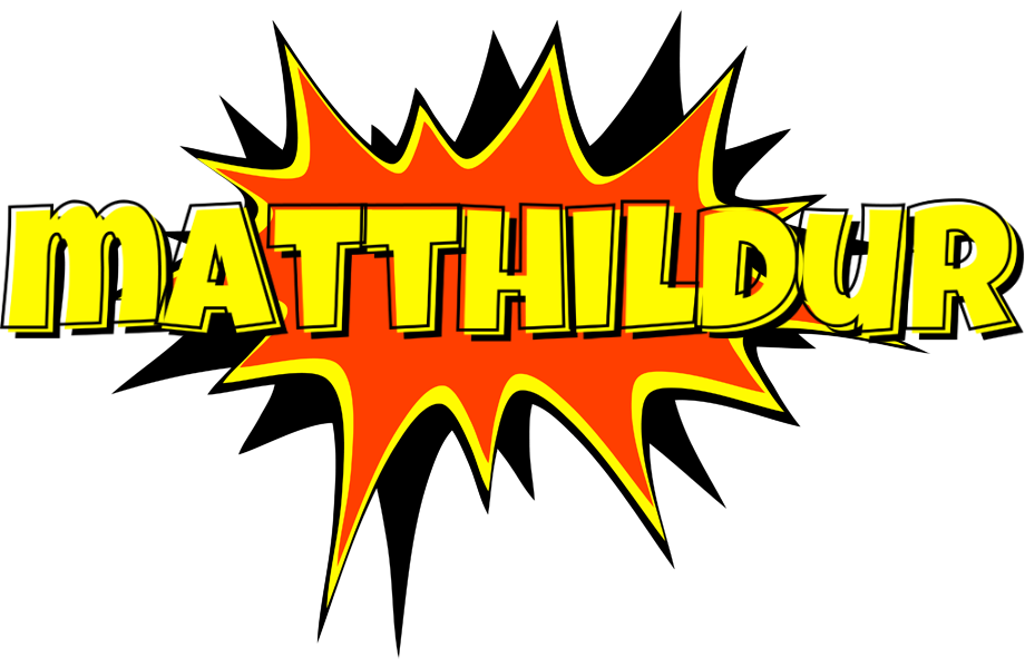 Matthildur bazinga logo