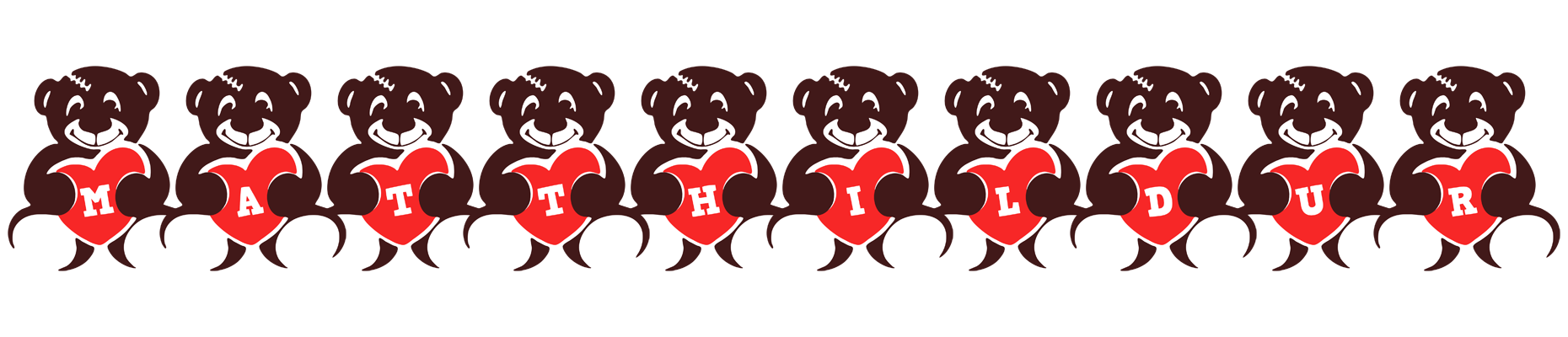 Matthildur bear logo