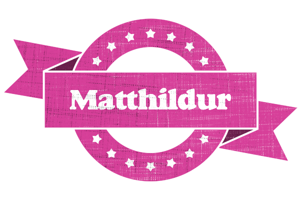Matthildur beauty logo