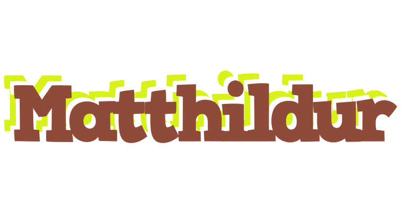 Matthildur caffeebar logo