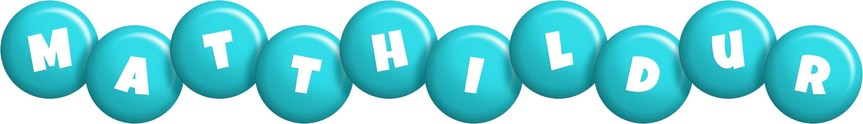 Matthildur candy-azur logo