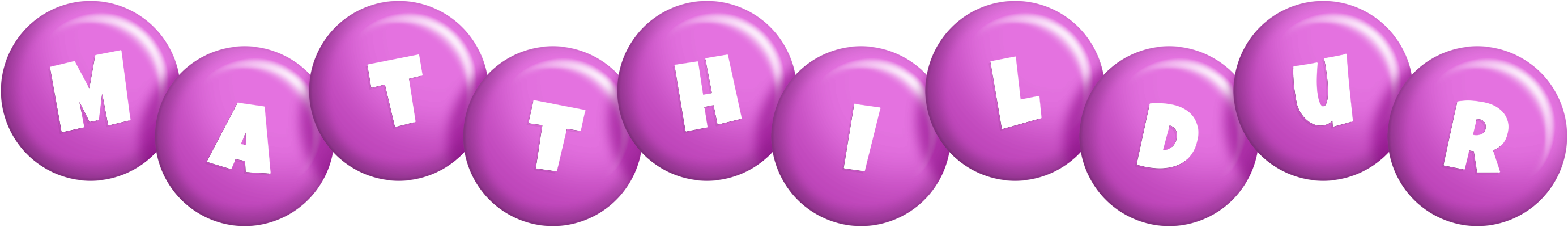 Matthildur candy-purple logo